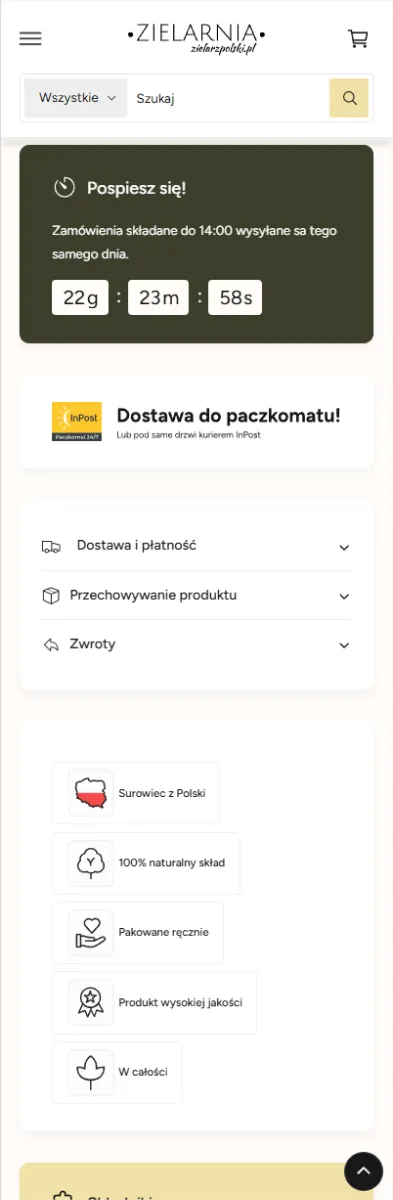 Zielarz Polski Nowy Szablon Mercora Studio